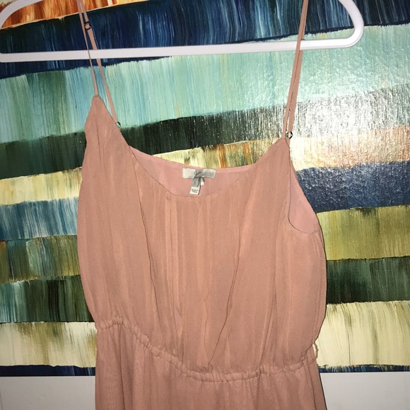 Joie Silk Spaghetti Strap Maxi Dress Small Pink - Picture 5 of 8